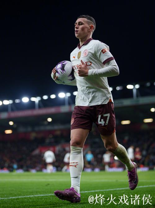 福登第12次代表曼城英超远射破门,并列队史第四 福登第12次代表曼城英超远射破门,并列队史第四